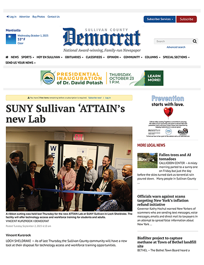 SUNY Sullivan ATTAIN Lab